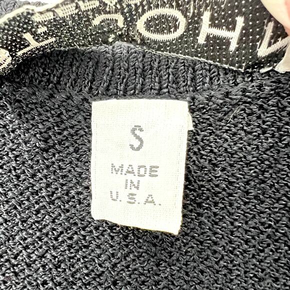 St. John Separates USA Black Bonded Sequins Classic Sleeveless Shell Size Small - Picture 6 of 8